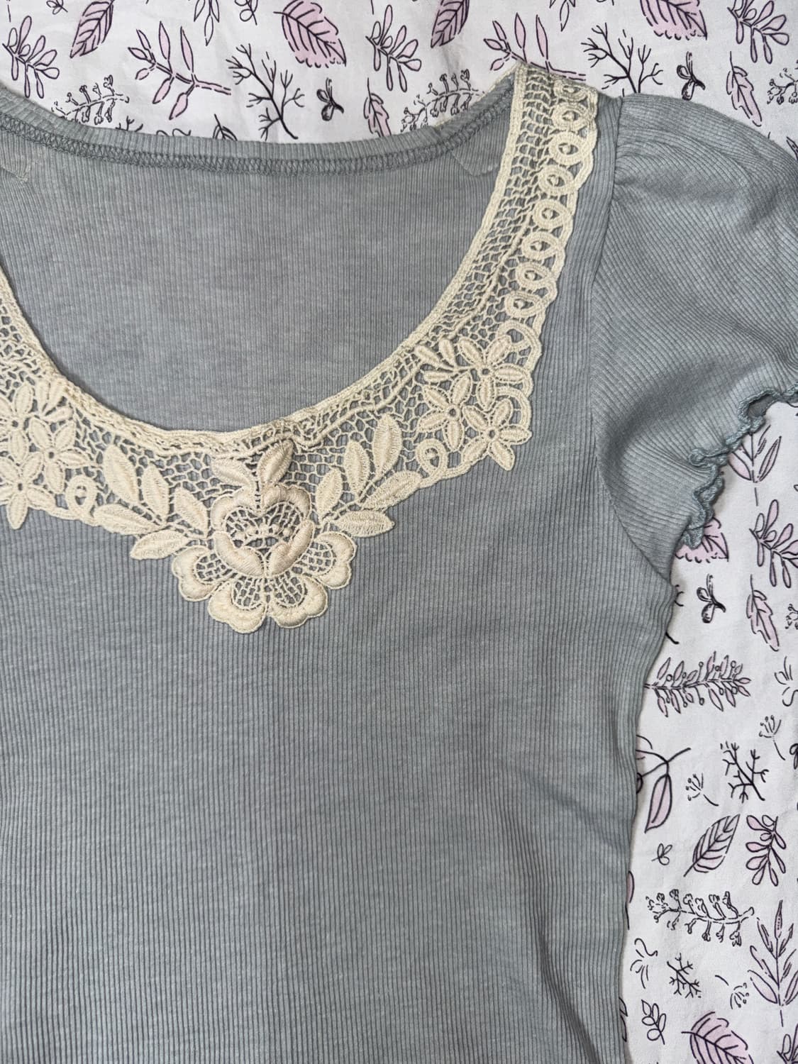 BABY BLUE LACE T 상품이미지3