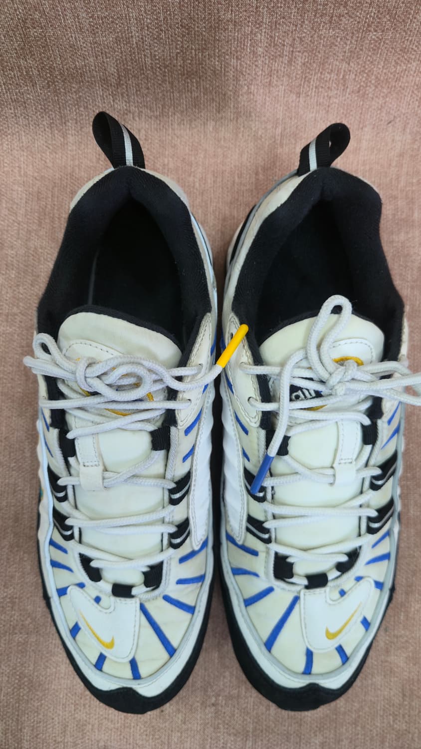 나이키 275mm- 에어맥스98 화이트/블루 운동화 상품이미지2