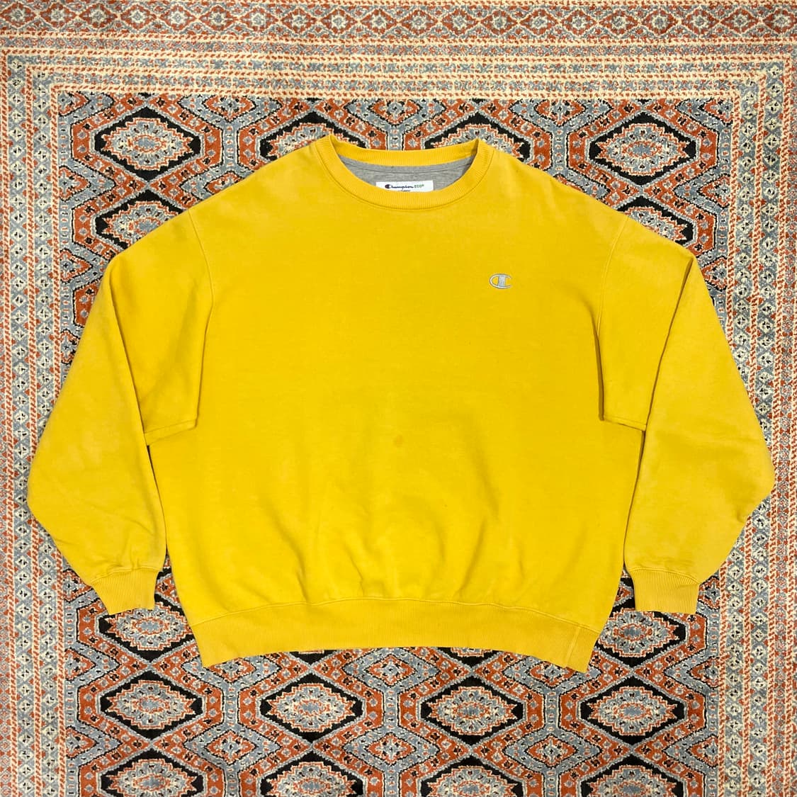 챔피온 머스타드 기모 맨투맨 남성3XL 상품이미지1
