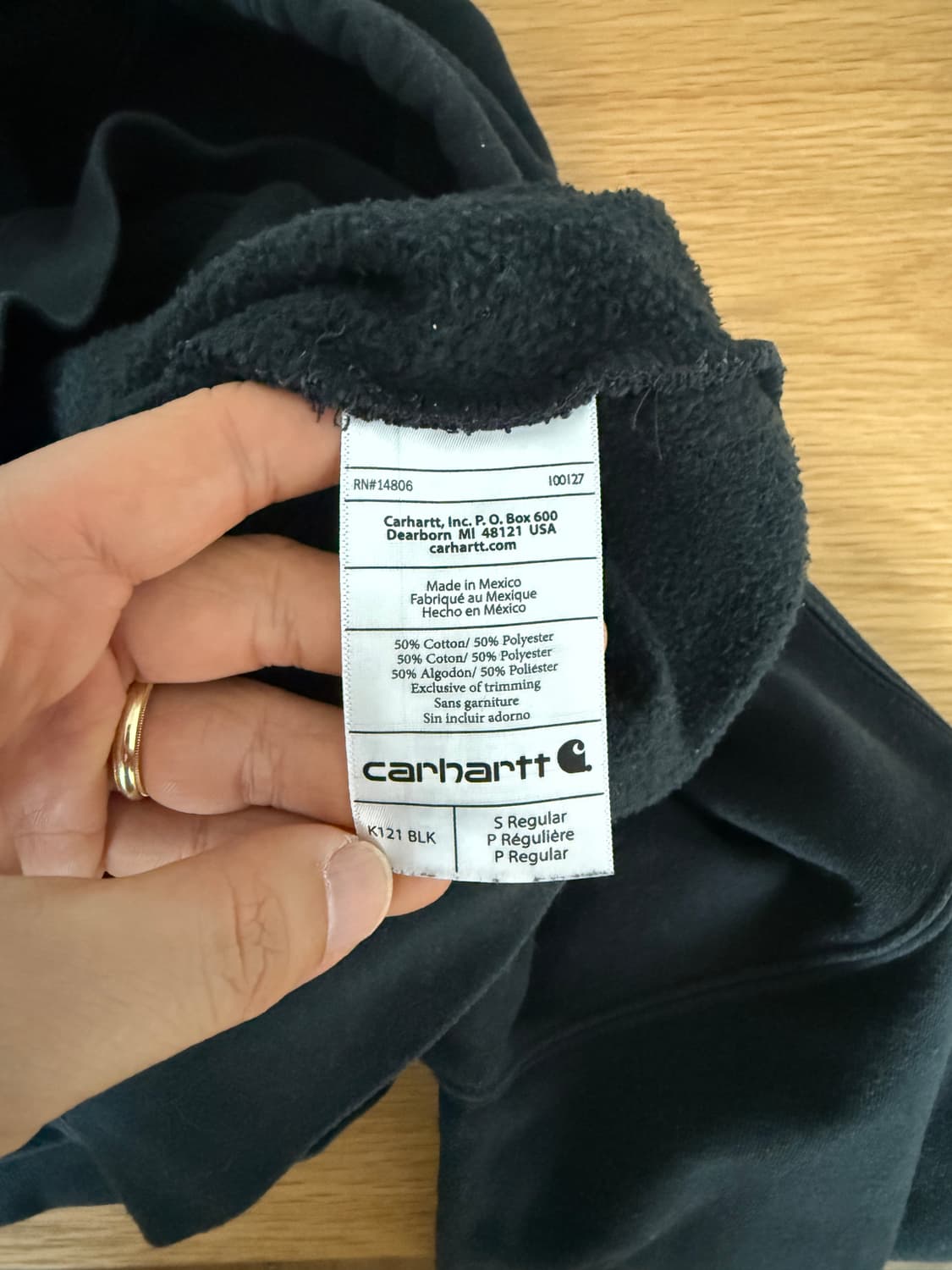 칼하트(Carhartt) 후드(ORIGINAL FIT) 상품이미지6