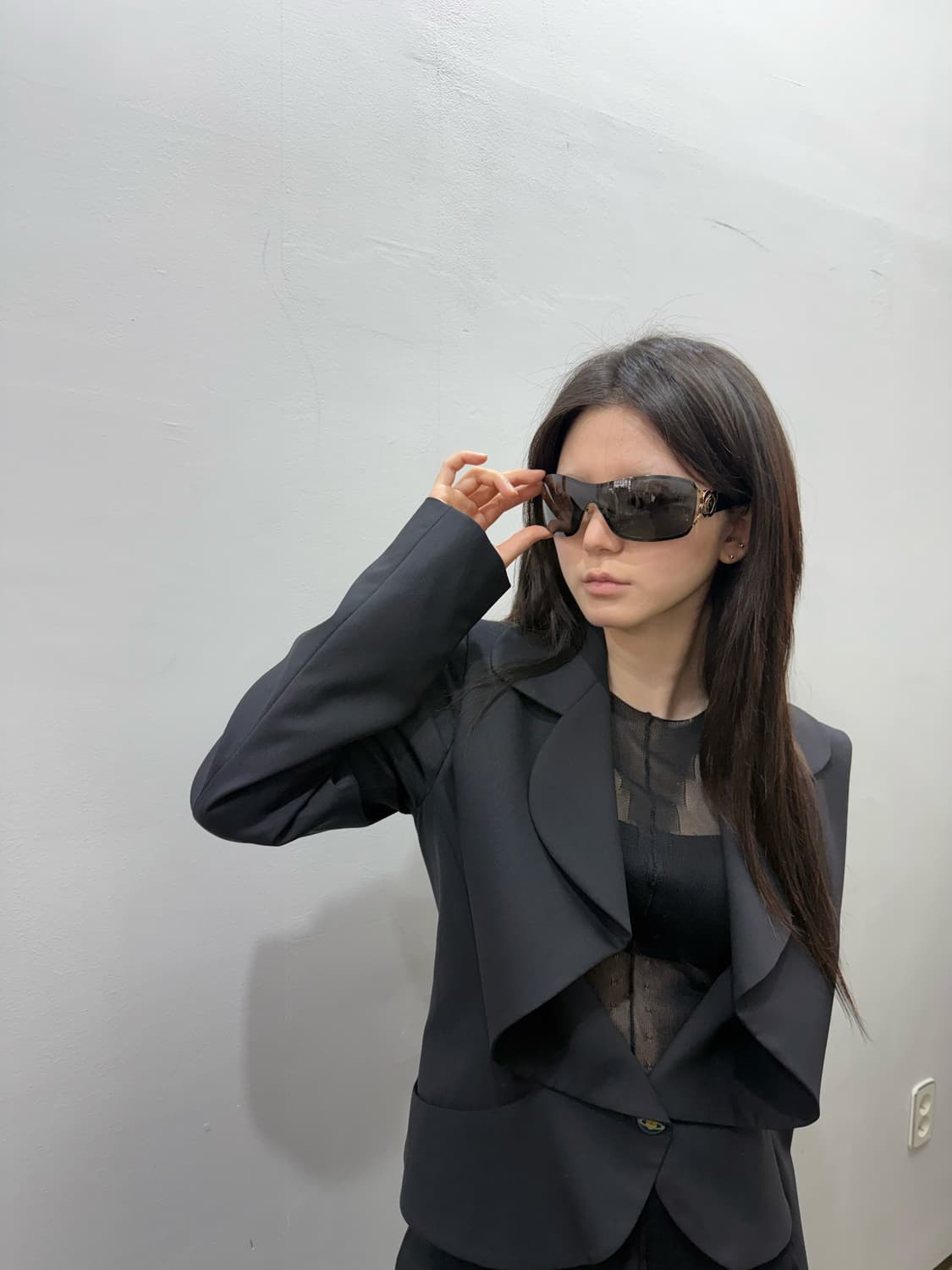 샤넬 사이드 로고 카멜리아 고글 선글라스 상품이미지2