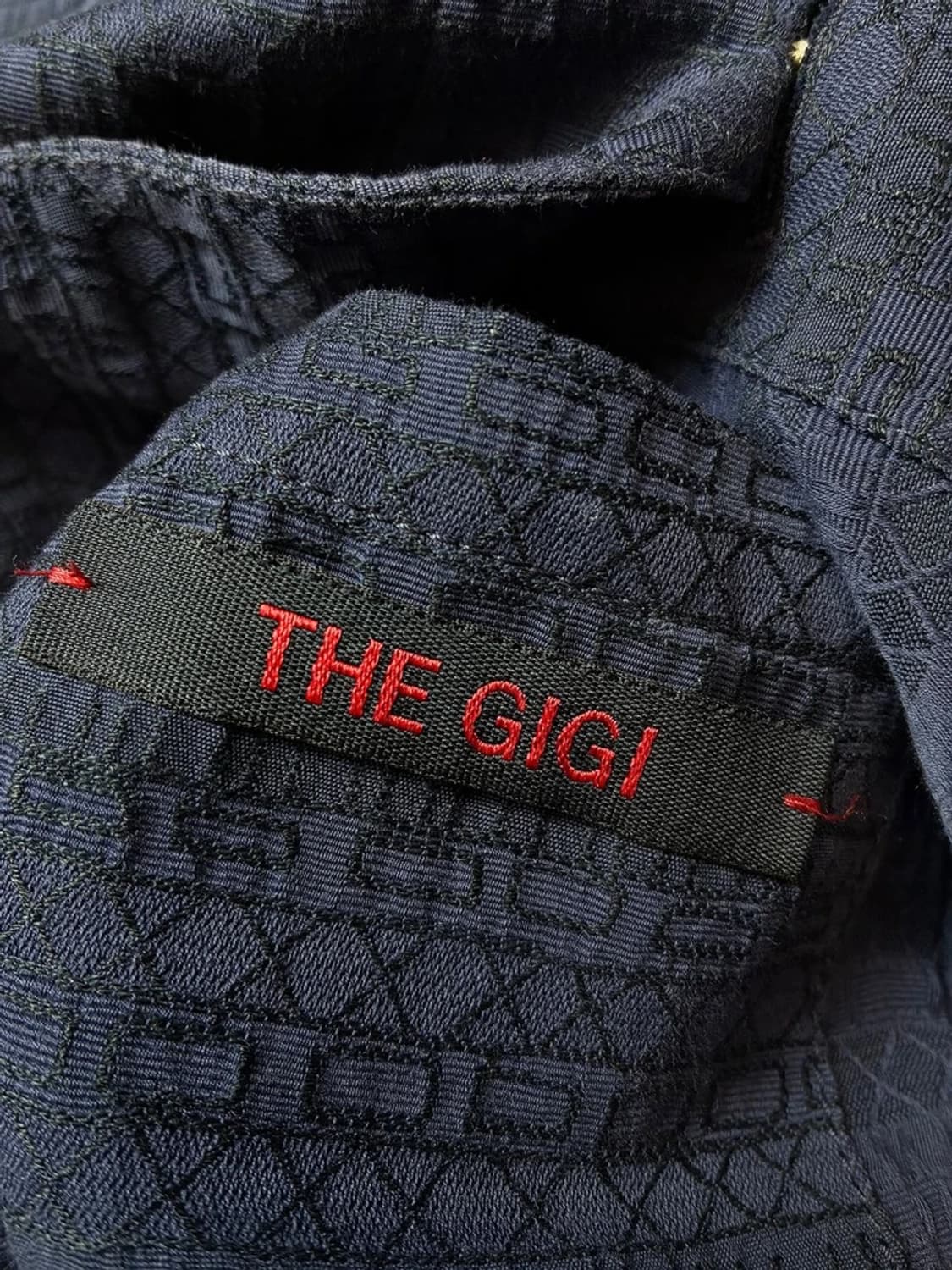 The GIGI 더 지지 린넨 코튼 체크 싱글 2B 블레이저 PN8271 상품이미지7