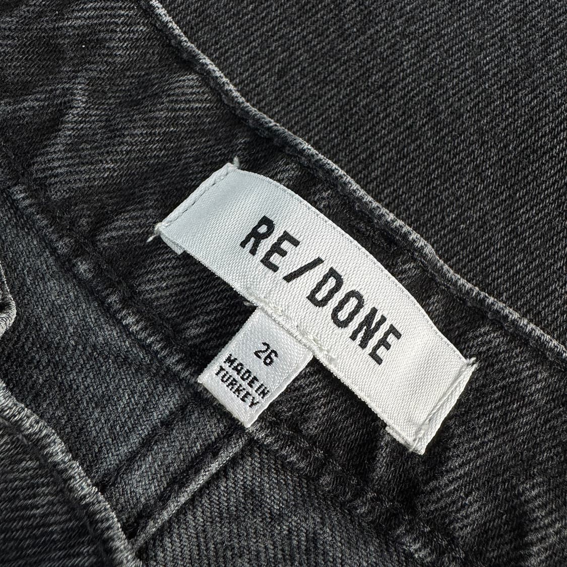 리던 70s 스트레이트 블랙 데님 진 (26) 상품이미지3