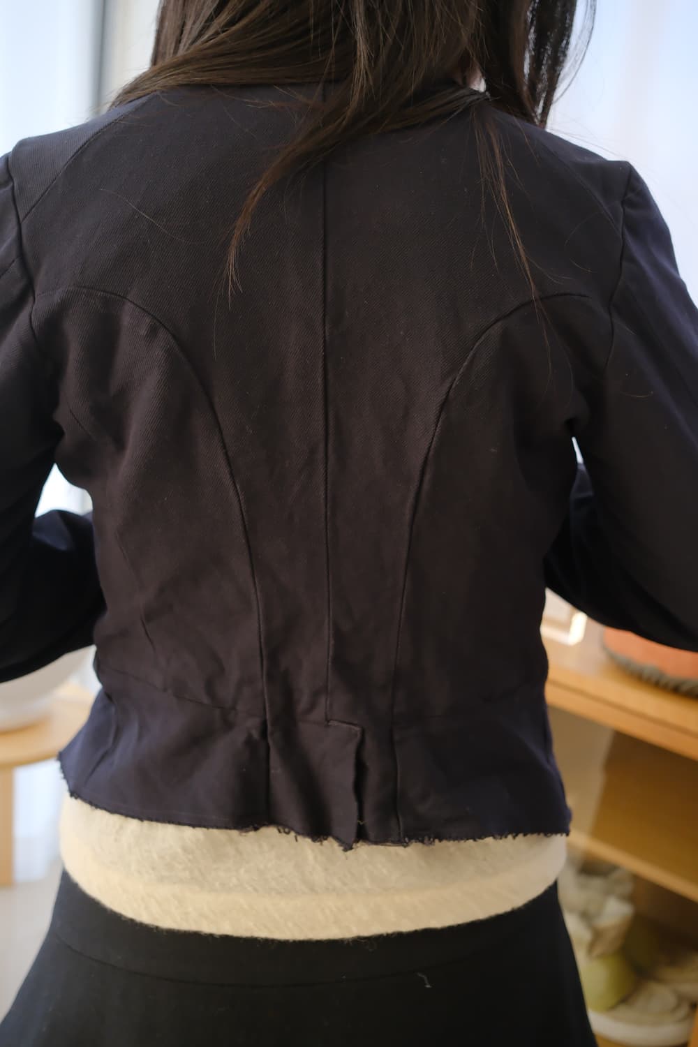 Boiled polyester tailored jacket 상품이미지5