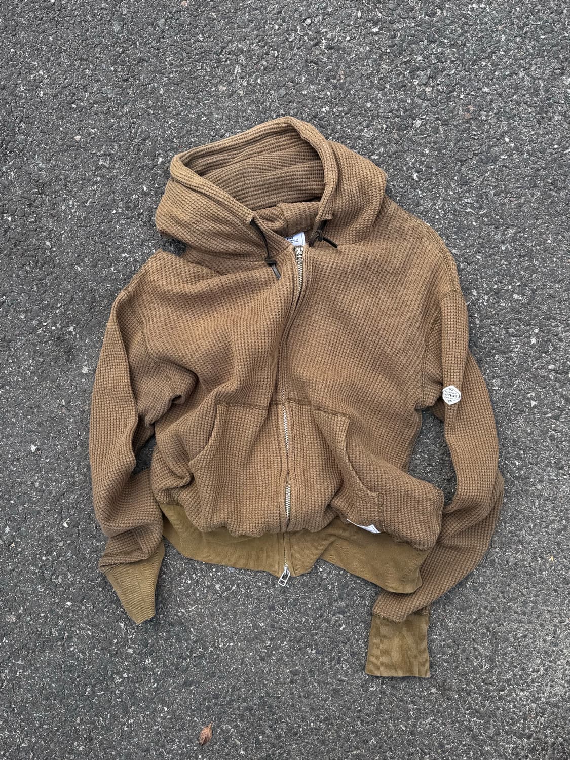 리얼라이즈 웍스 더크리미 투웨이 와플 후드집업  상품이미지1