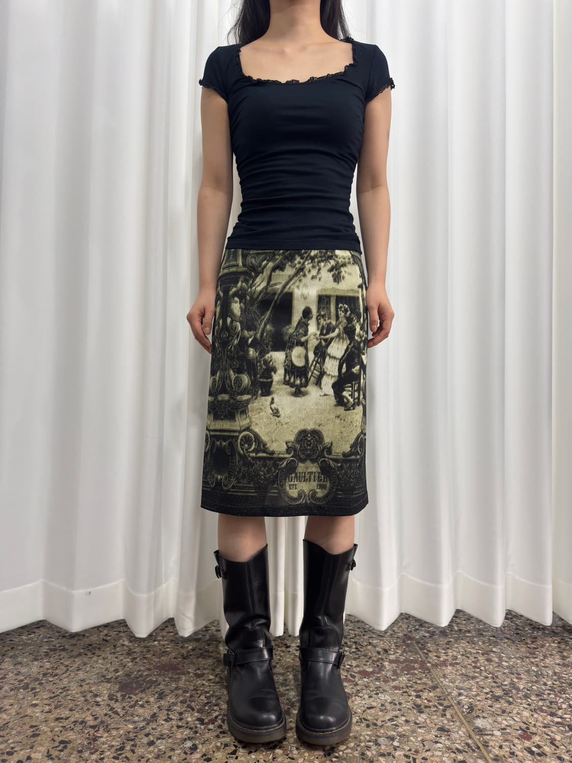 printing midi skirt 상품이미지6