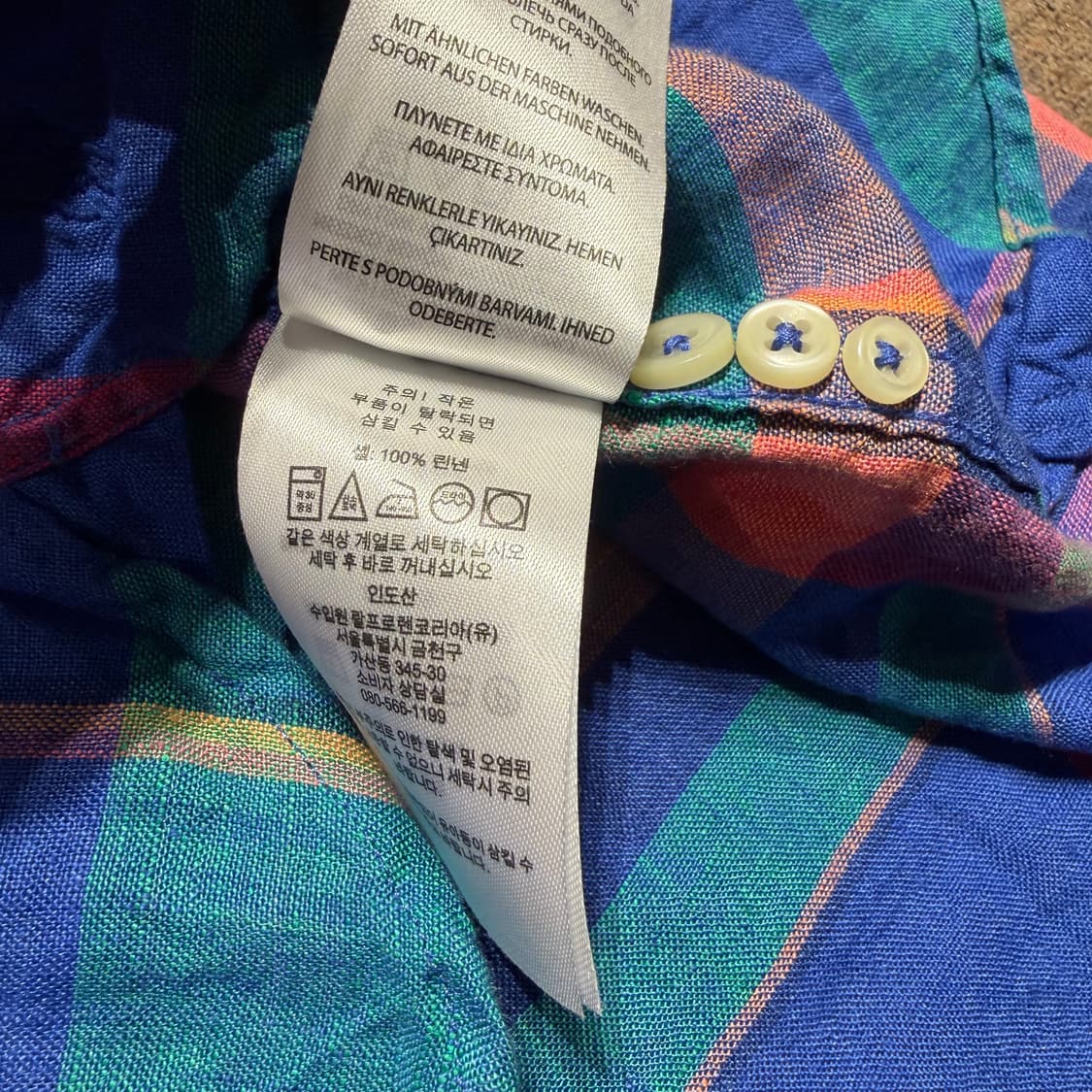 폴로랄프로렌 클래식 린넨 셔츠 L 상품이미지4