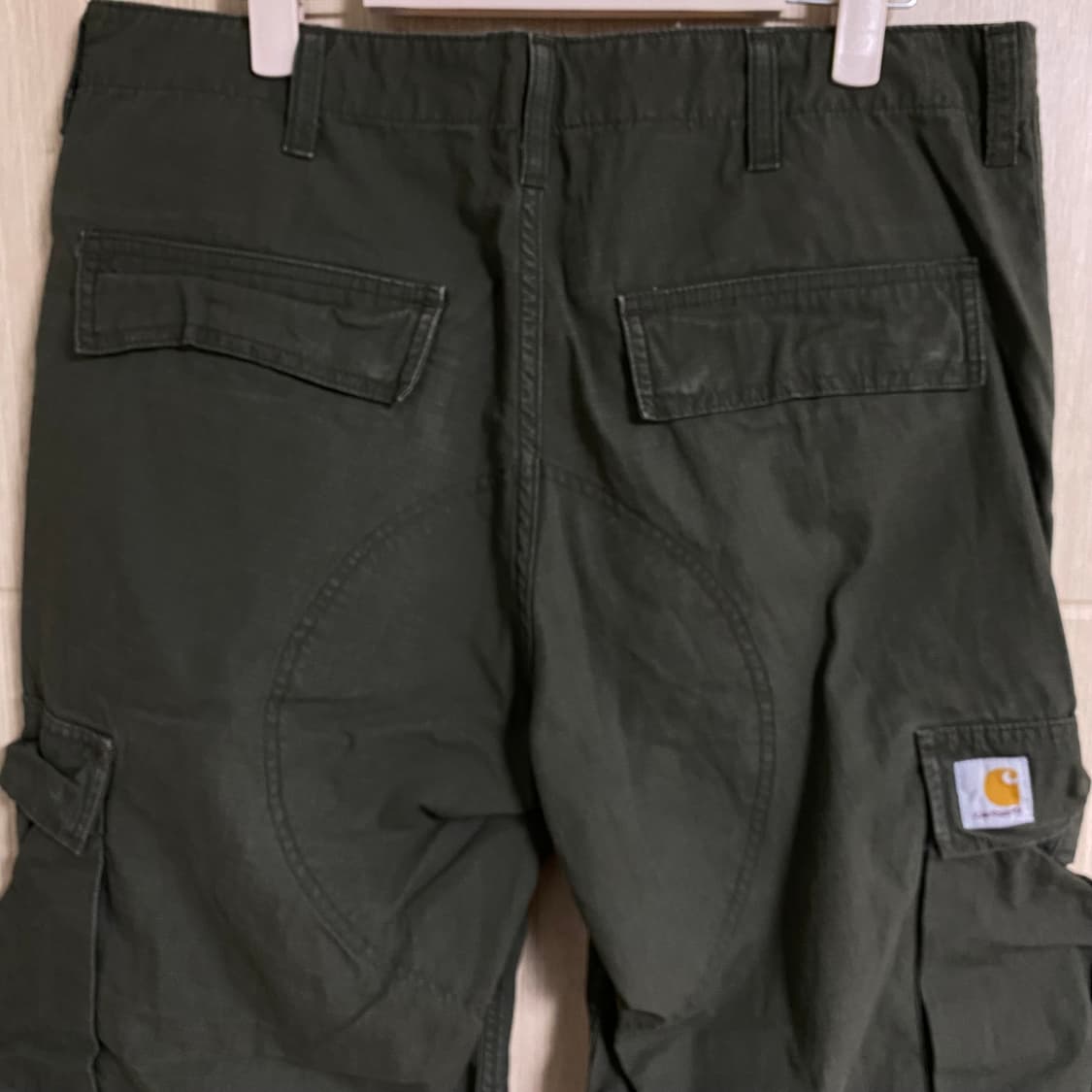 칼하트 Wip 레귤러 카고 팬츠 카키 33x32 상품이미지3