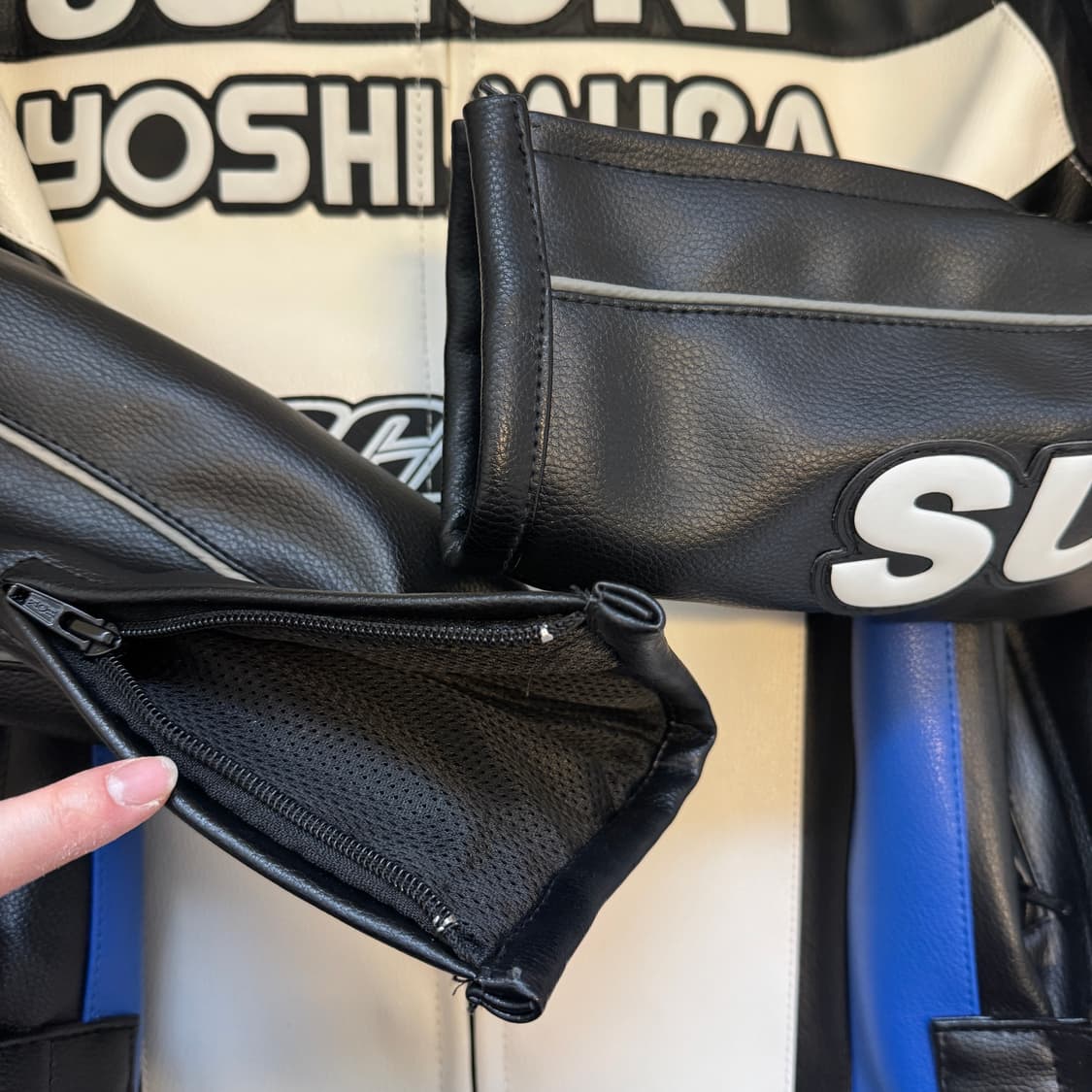 SUZUKI 스즈키 요시무라 바이크 레이싱 자켓 L 상품이미지4