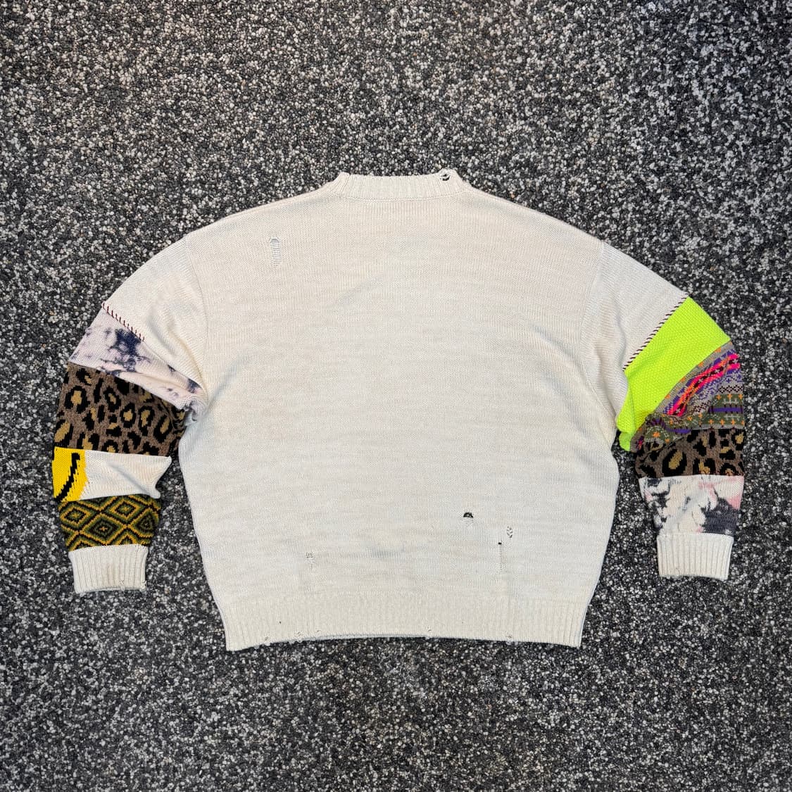 캐피탈 5G 히피 슬리브 코튼 니트 made in JAPAN (2XL)  상품이미지5