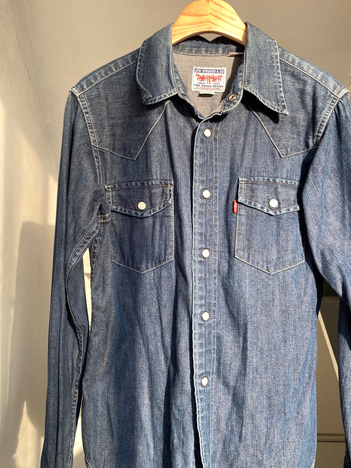 LEVIS '99 빈티지 웨스턴 자개 단추 셔츠 상품이미지2