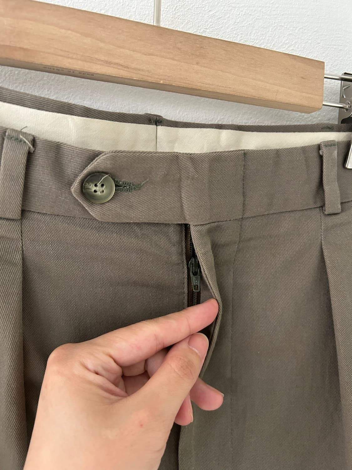 80-90‘s LL Bean 2pleats chino pant. 상품이미지4