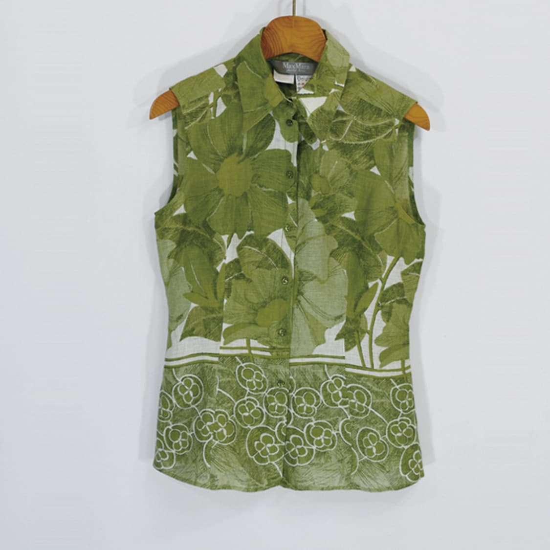 MaxMara  린넨슬리브블라우스 상품이미지1