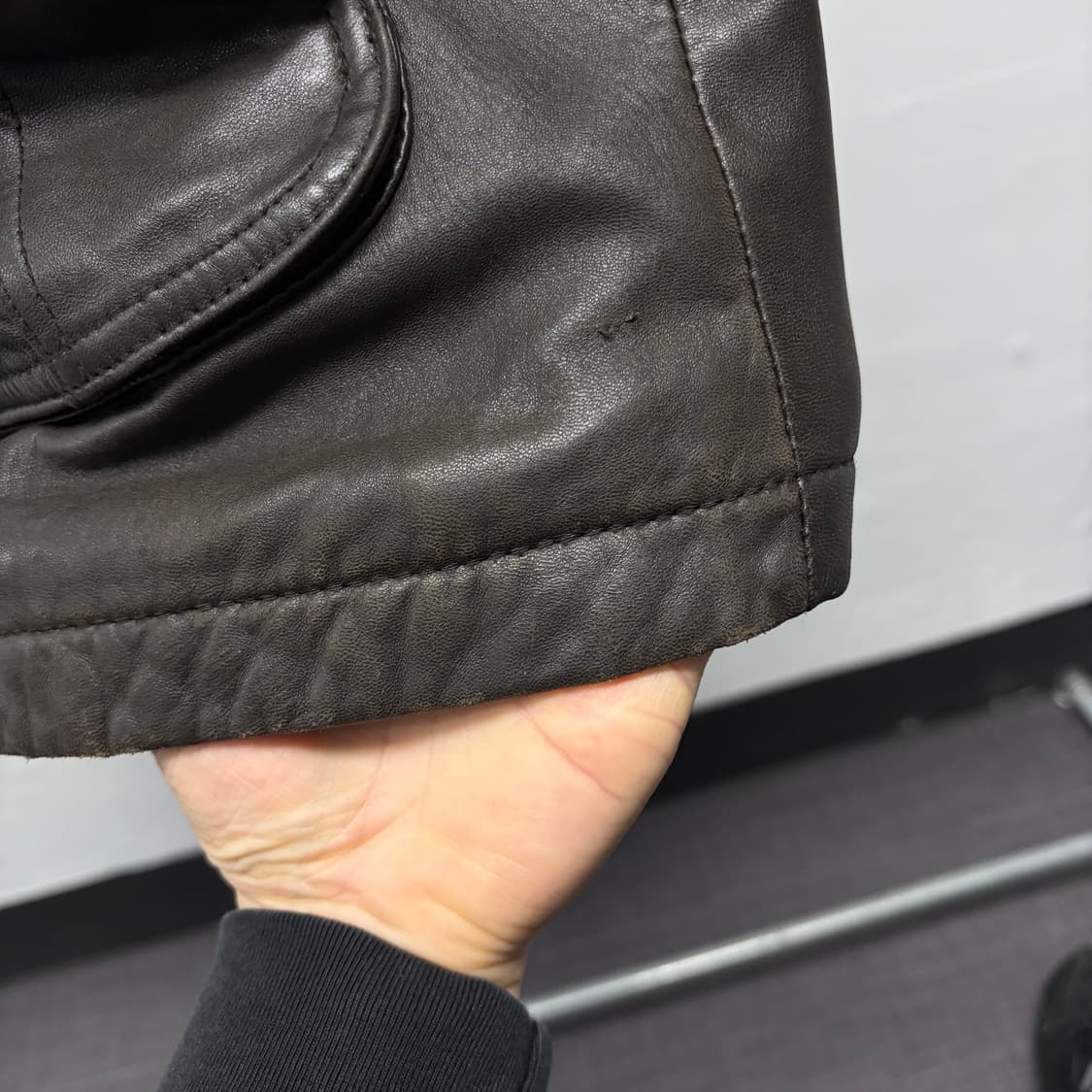 입생로랑 램스킨 자켓 상품이미지9