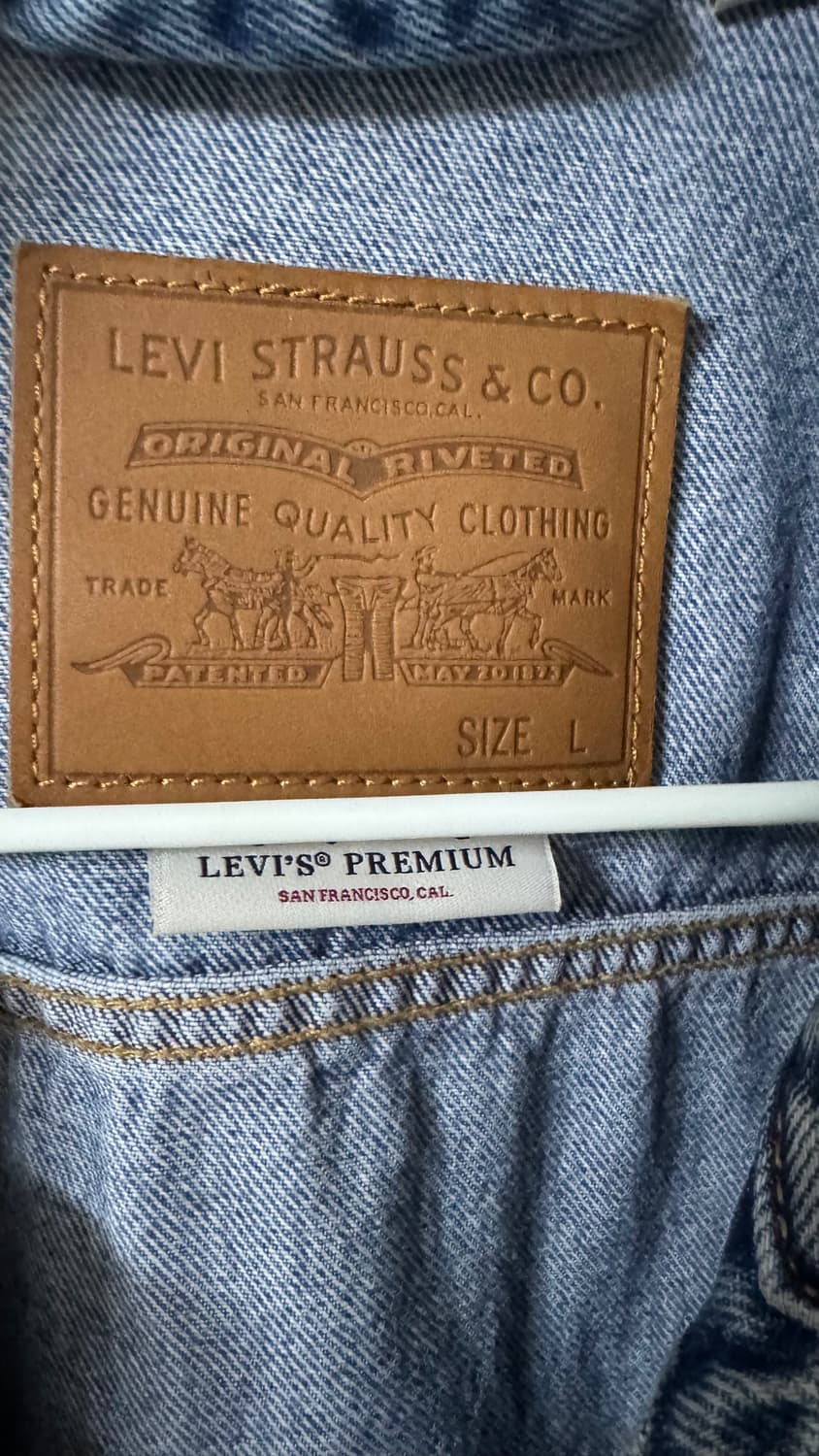 리바이스 연청 데님 트러커 청자켓 L 상품이미지2