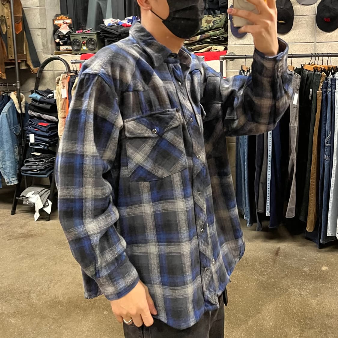 빈티지 웨스턴 플란넬 셔츠 (110) 상품이미지3