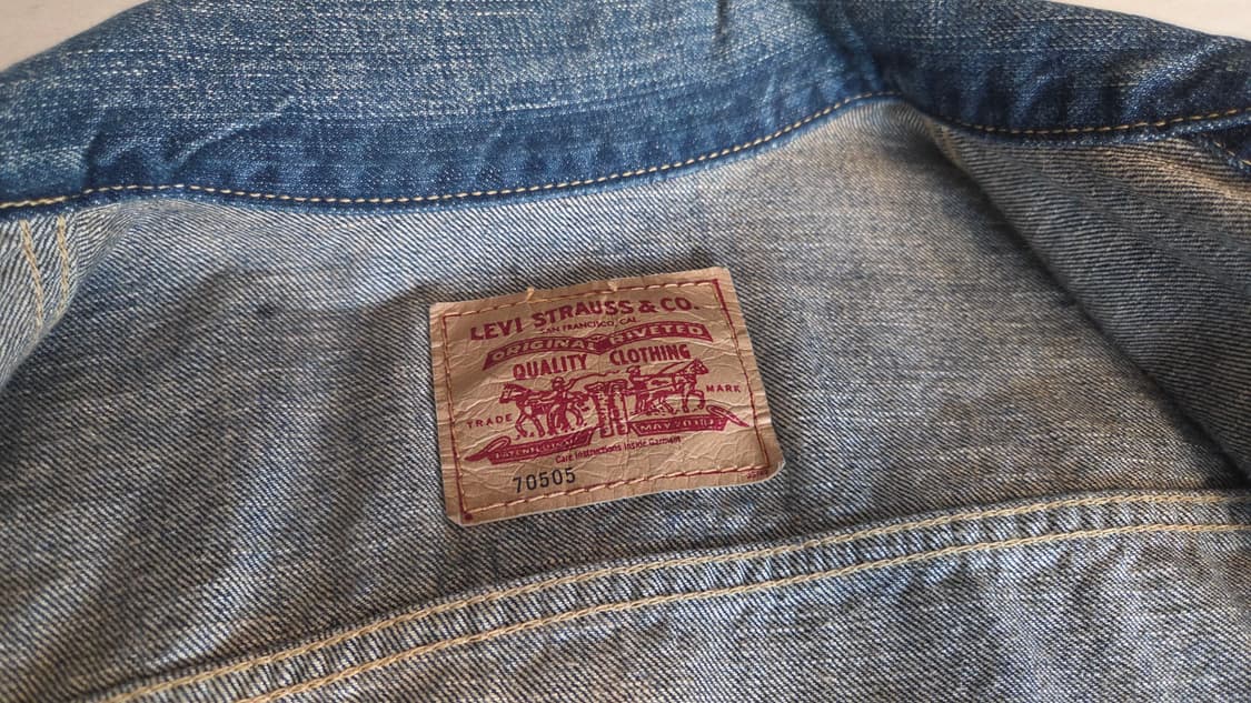 리바이스 90's  워싱 디스트로이드 데님 자켓 상품이미지3