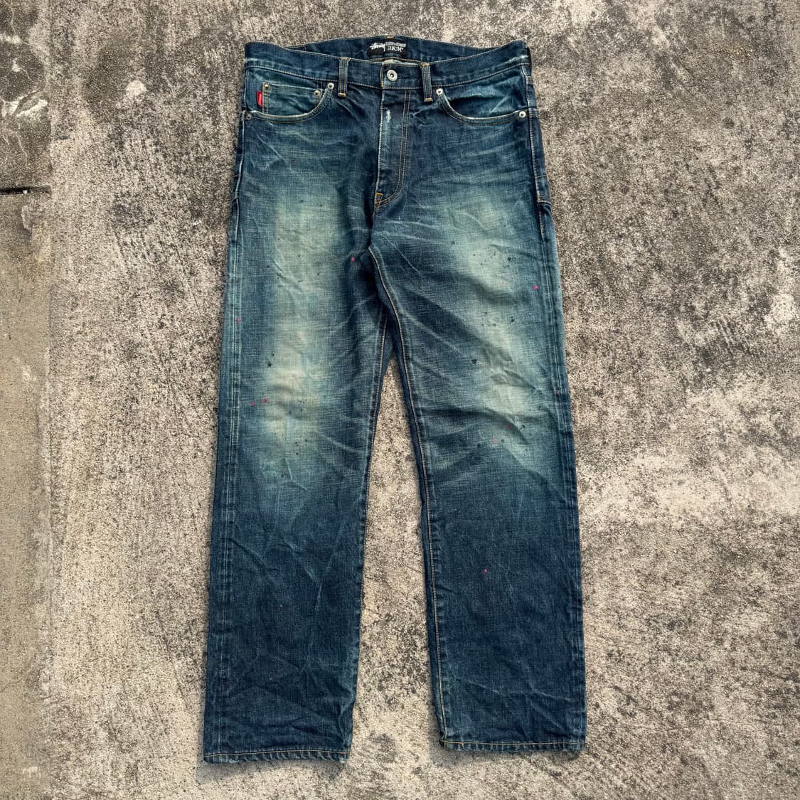 [34] Stussy 삿포로 5주년 셀비지 데님 팬츠 상품이미지1