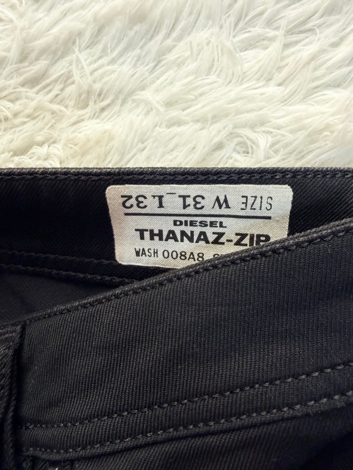 디젤 THANAZ-ZIP 블랙진 W31L32 상품이미지5