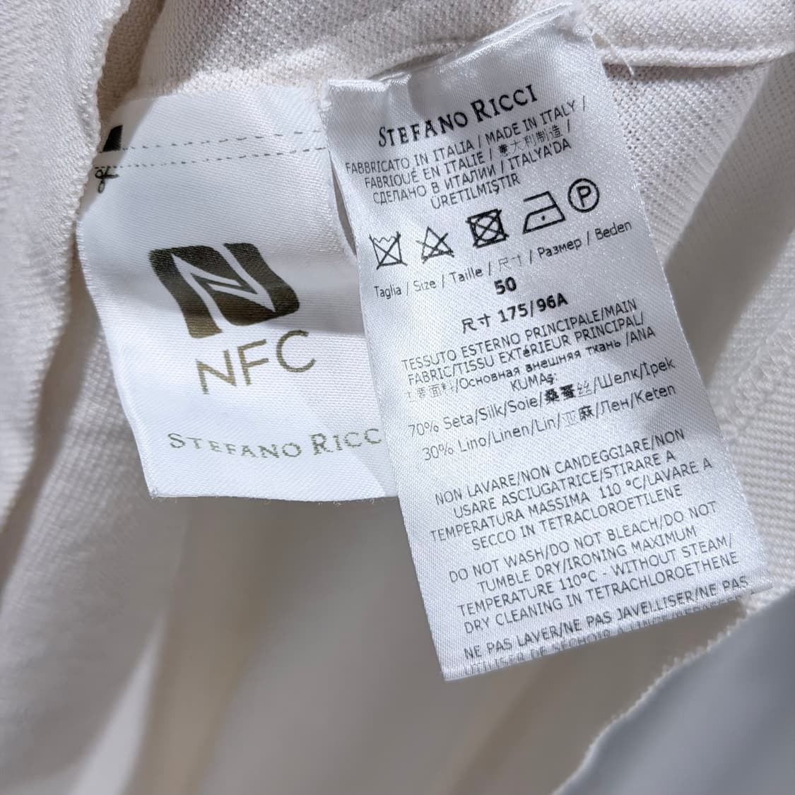 (A+/50) / 스테파노리치 로고 크루넥 실크 반팔 티셔츠 상품이미지7