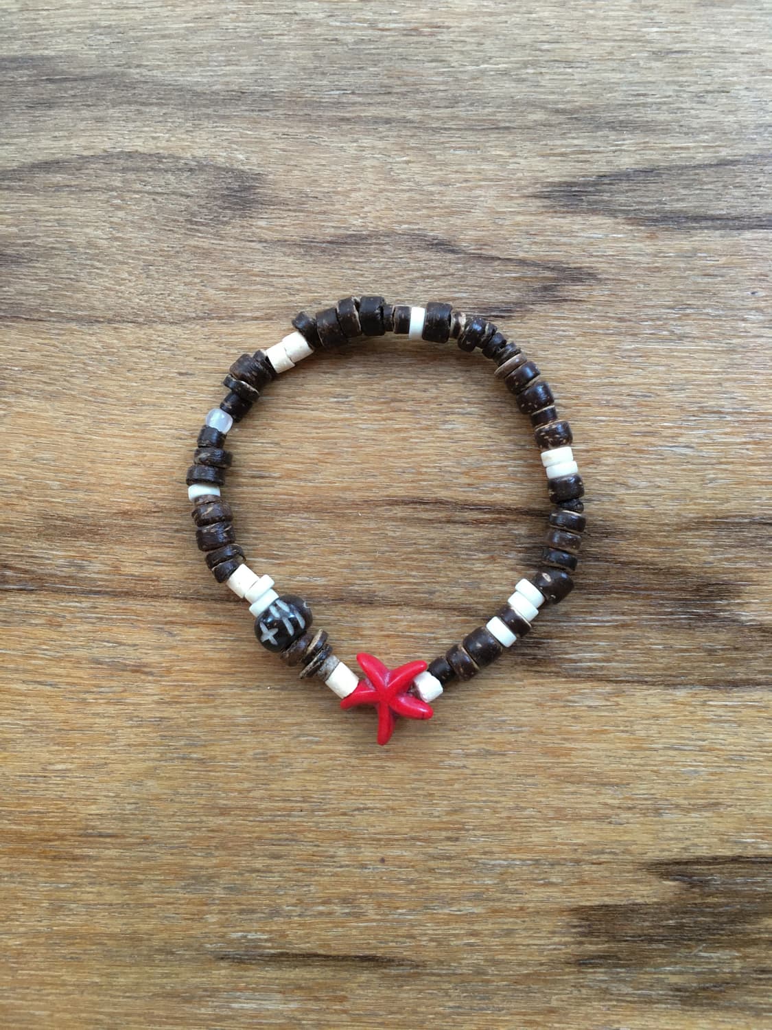 wood starfish bracelet 상품이미지1