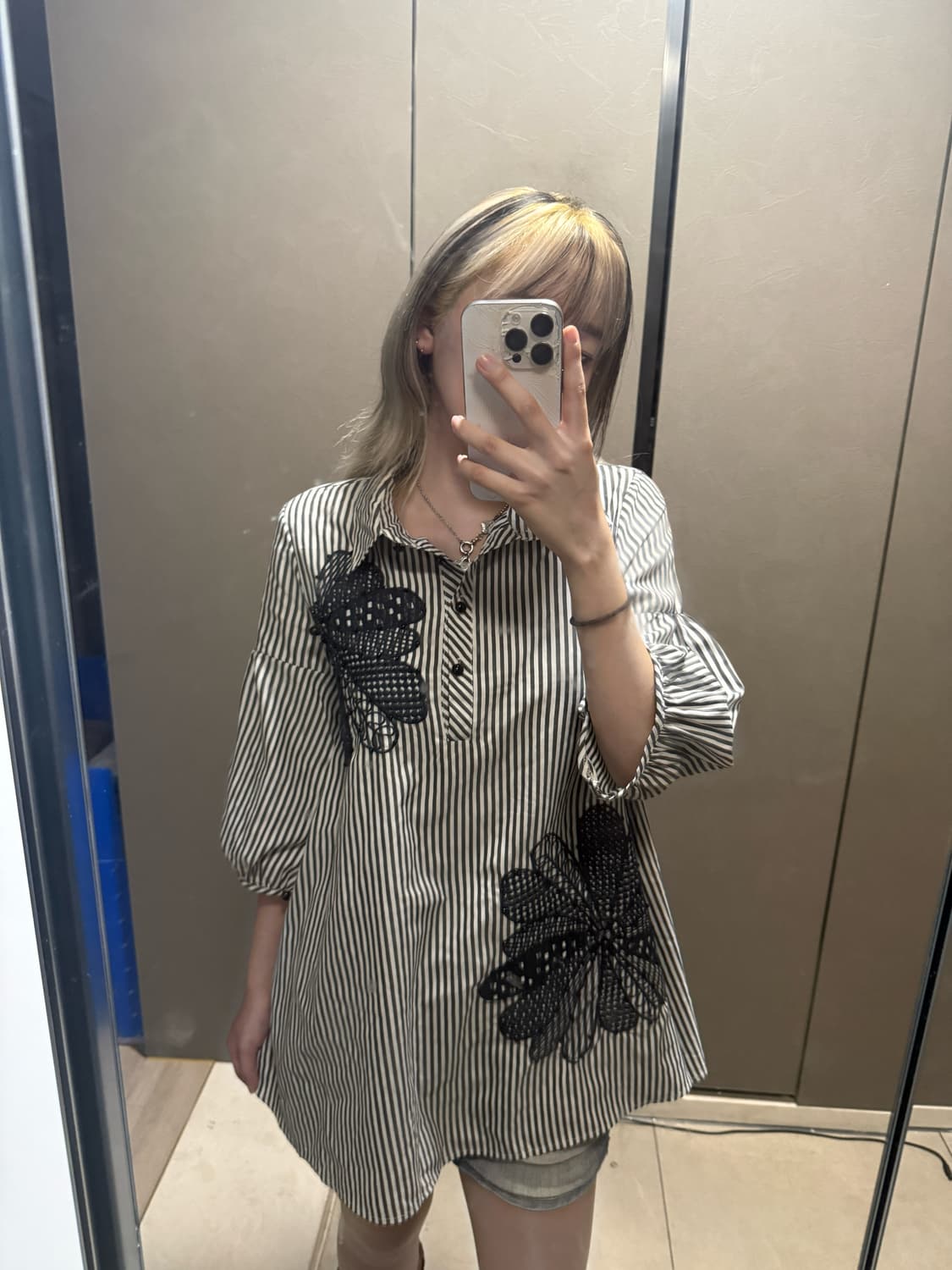 빈티지 셔츠 원피스💙 상품이미지1
