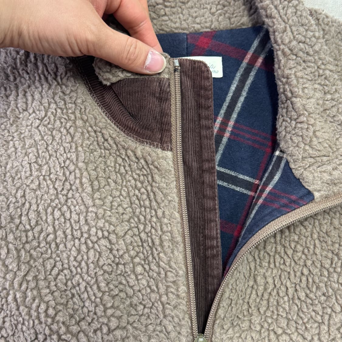 후아유 에스닉 나바호 후리스 점퍼 L 상품이미지5