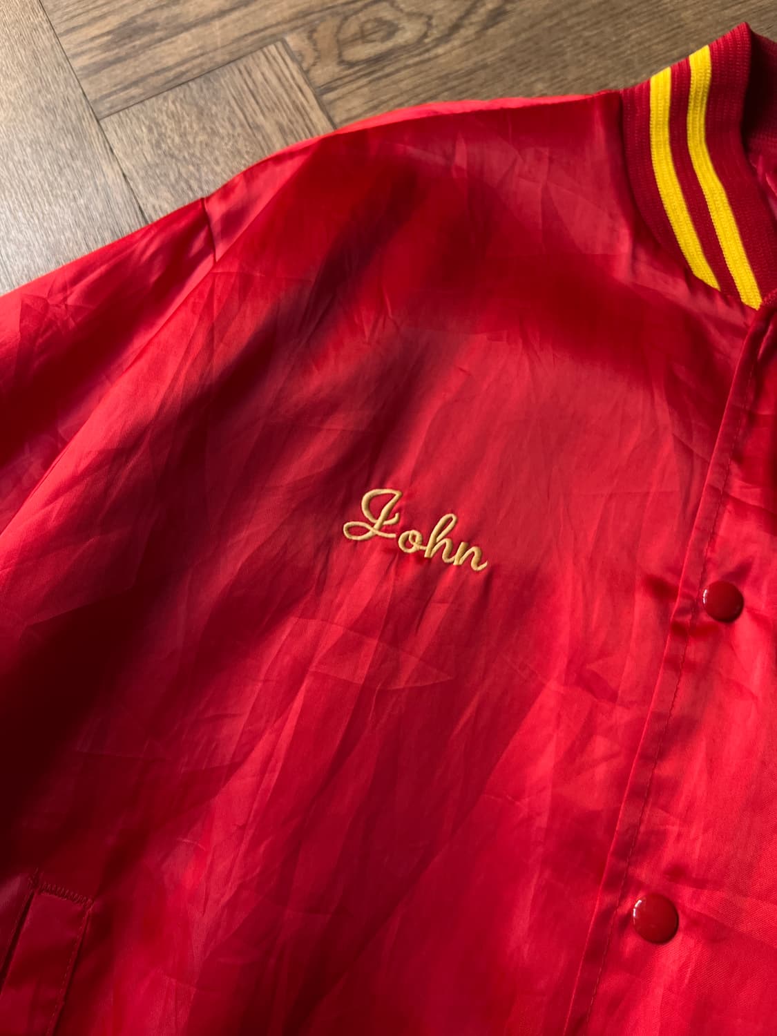 [XL]90's USA Made USMC 미 해병대 나일론 바시티 자켓 상품이미지3