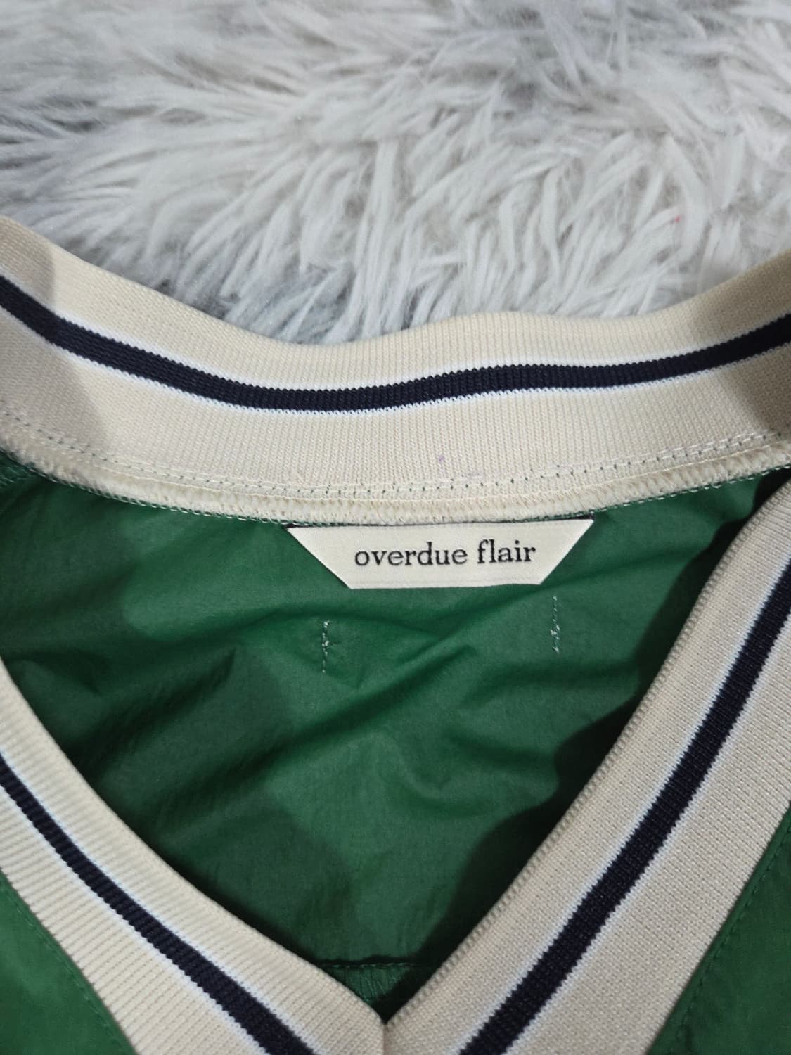 오버듀플레어 그린 맨투맨 티셔츠 상품이미지4