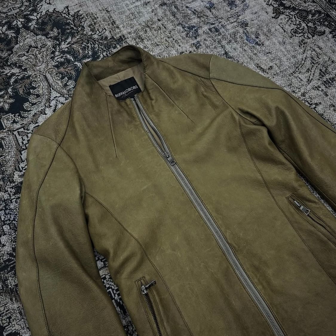 Buffalo bobs mud cutoff leather jacket 상품이미지5