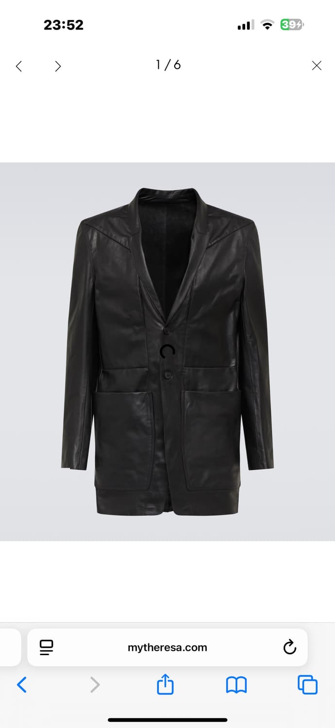 리도 가죽 자켓 ss2025 상품이미지1