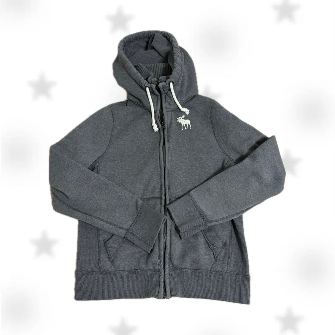 아베크롬비 순록 후드집업 그레이 M 상품이미지1