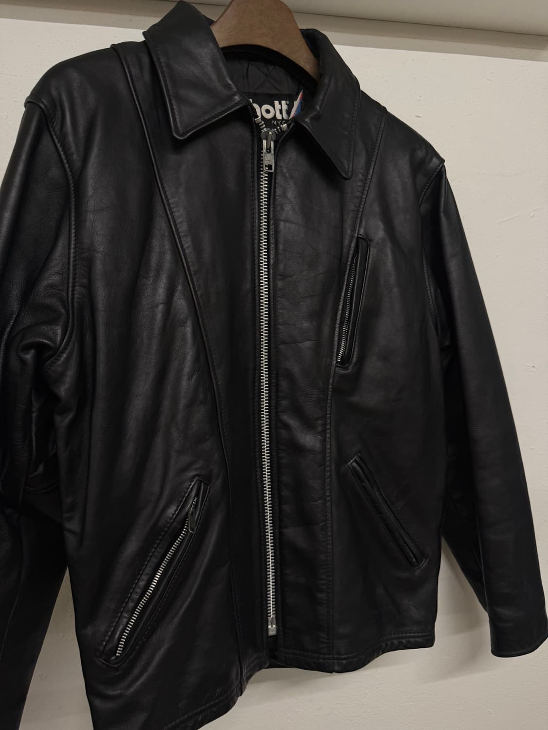 쇼트 가죽자켓 상품이미지2