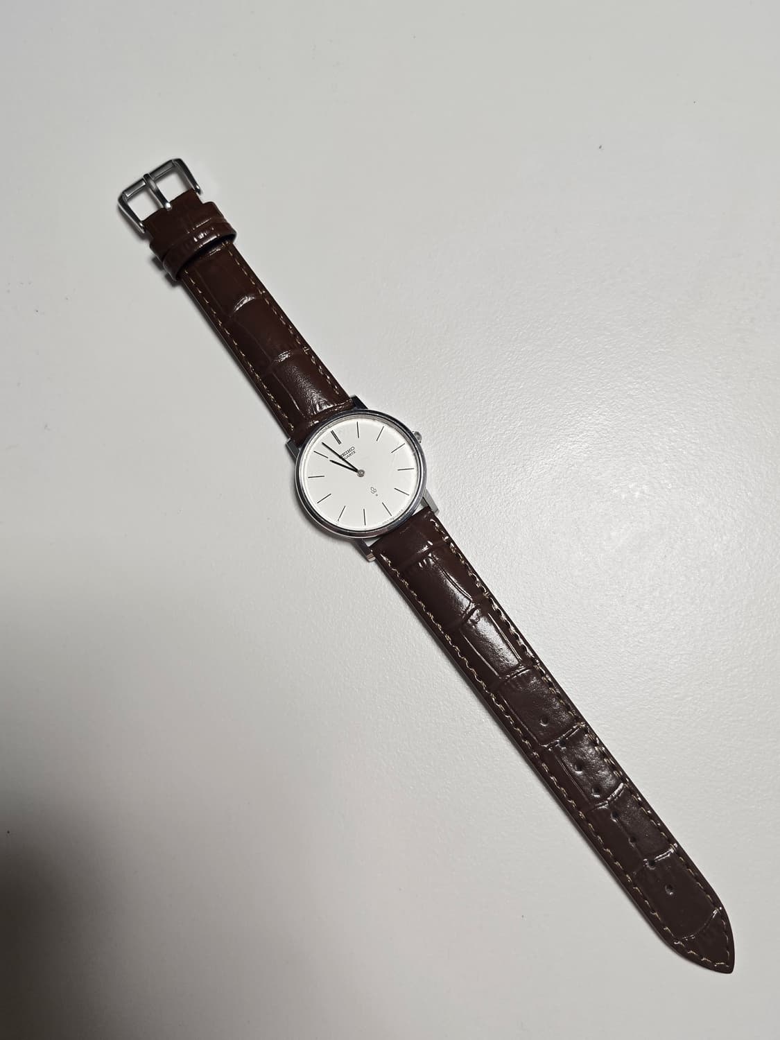 Seiko Chariot(샤리오) 7820-8050 흰판 바인덱스 상품이미지9