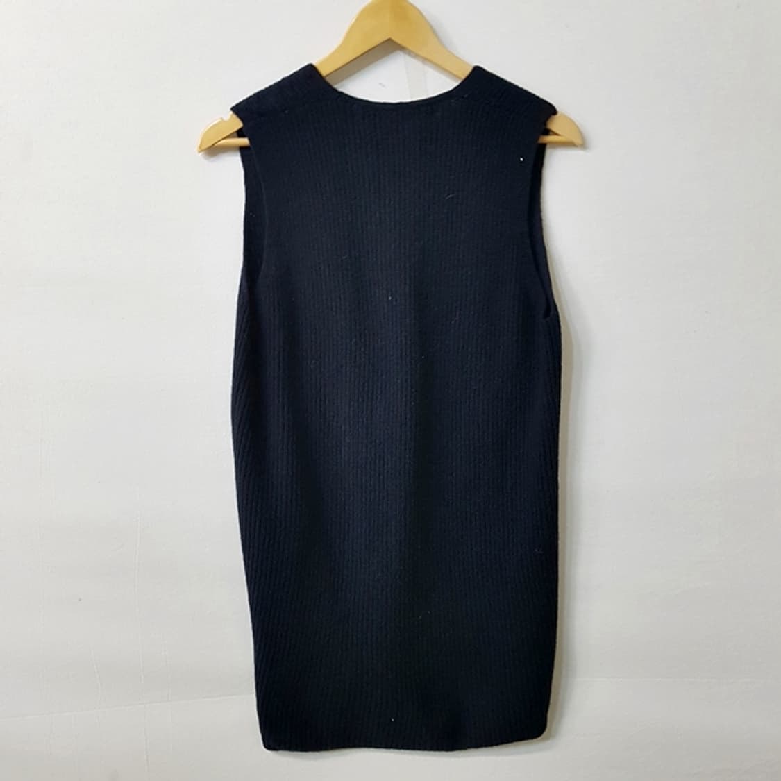 LEMAIRE 르메르 유니클로 모 100% 니트 조끼 네이비 상품이미지4