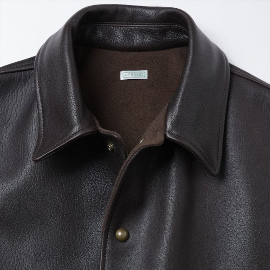 [2] 26SS 아프레쎄 레더 A-1 플라이트 자켓 상품이미지5