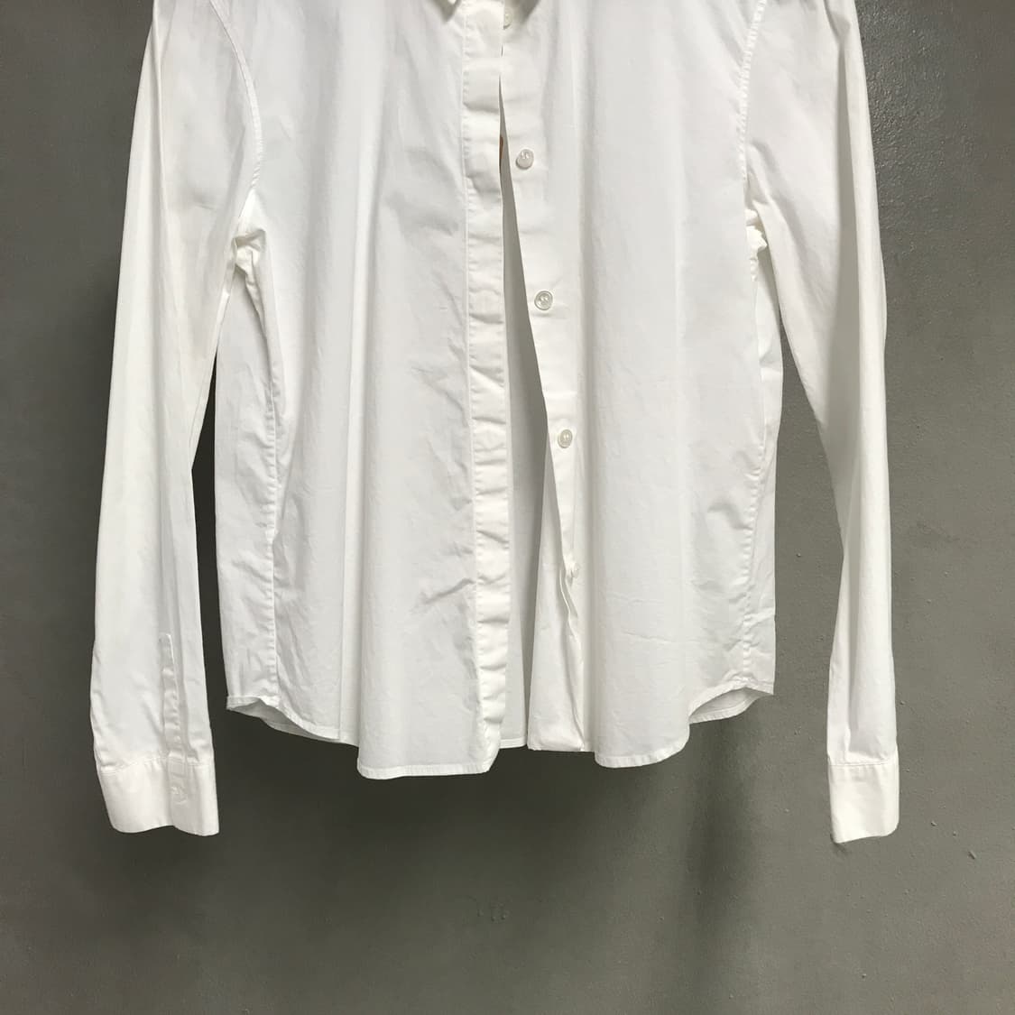 질샌더 화이트 셔츠 36(W) 상품이미지3
