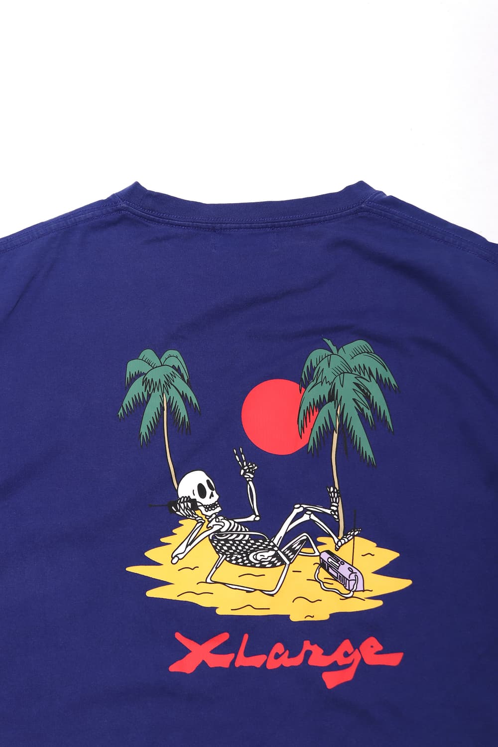 XLARGE 퍼플 스컬 프린팅 반팔티셔츠 size XL 상품이미지7