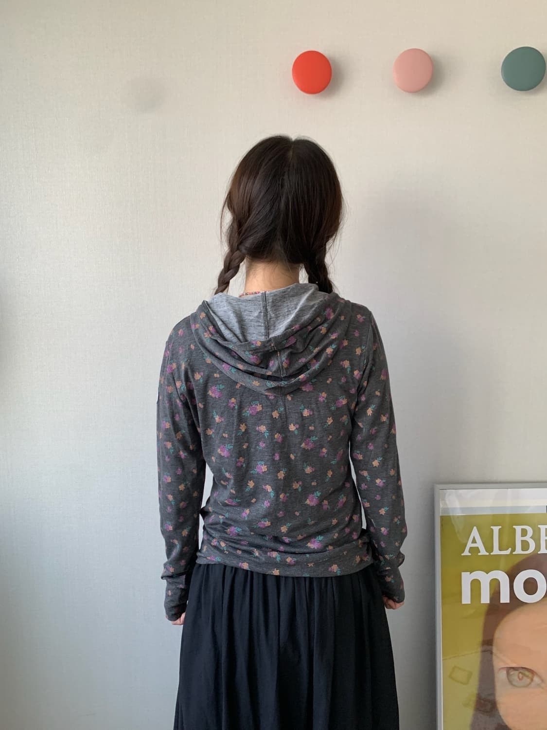 flower cotton zip-up 상품이미지4
