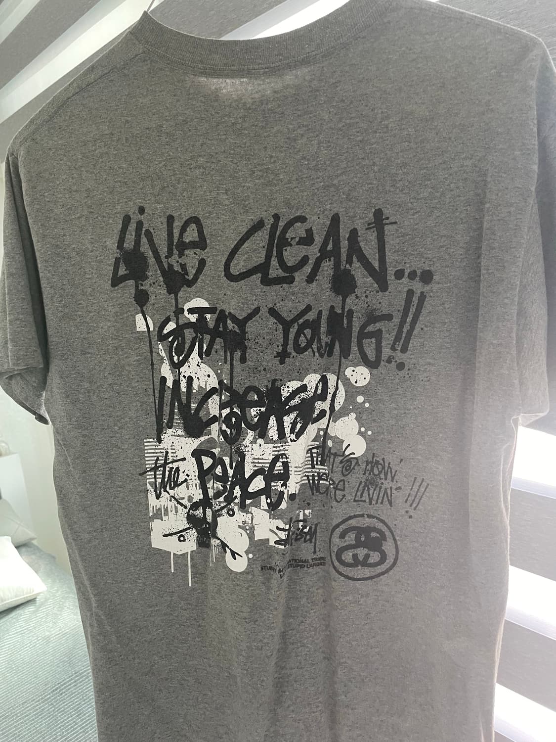 스투시 스컬 티셔츠 M 상품이미지2