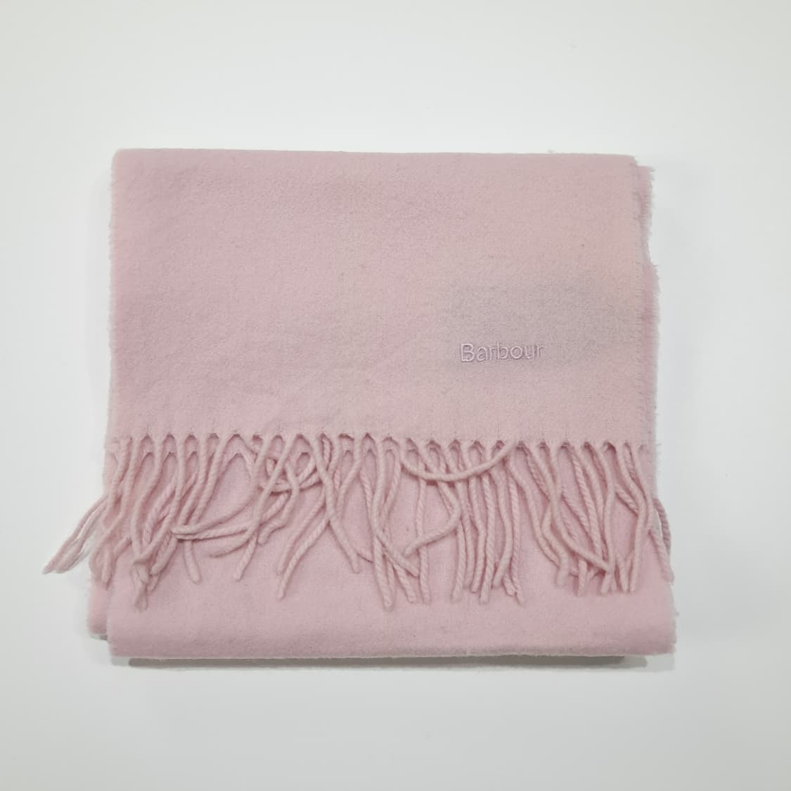 MX587 바버 90s 스코틀랜드판 램스울 베이비핑크 머플러 목도리 상품이미지7