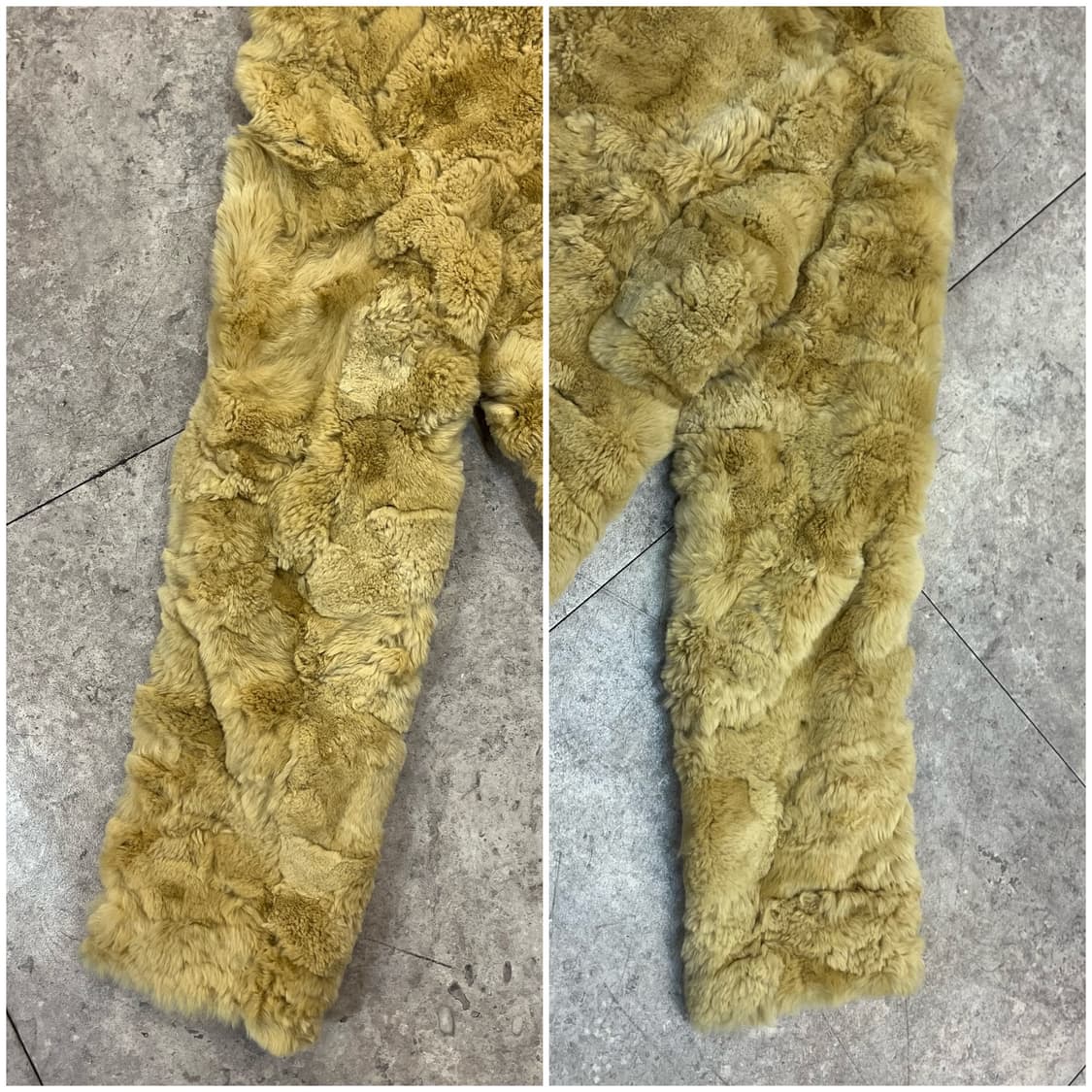 모피 렉스레빗 퍼자켓 M #csz2308 상품이미지8