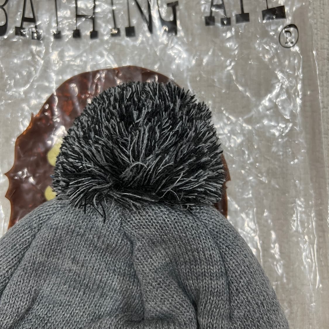 BAPE 사루 패치 폼폼 비니 상품이미지4