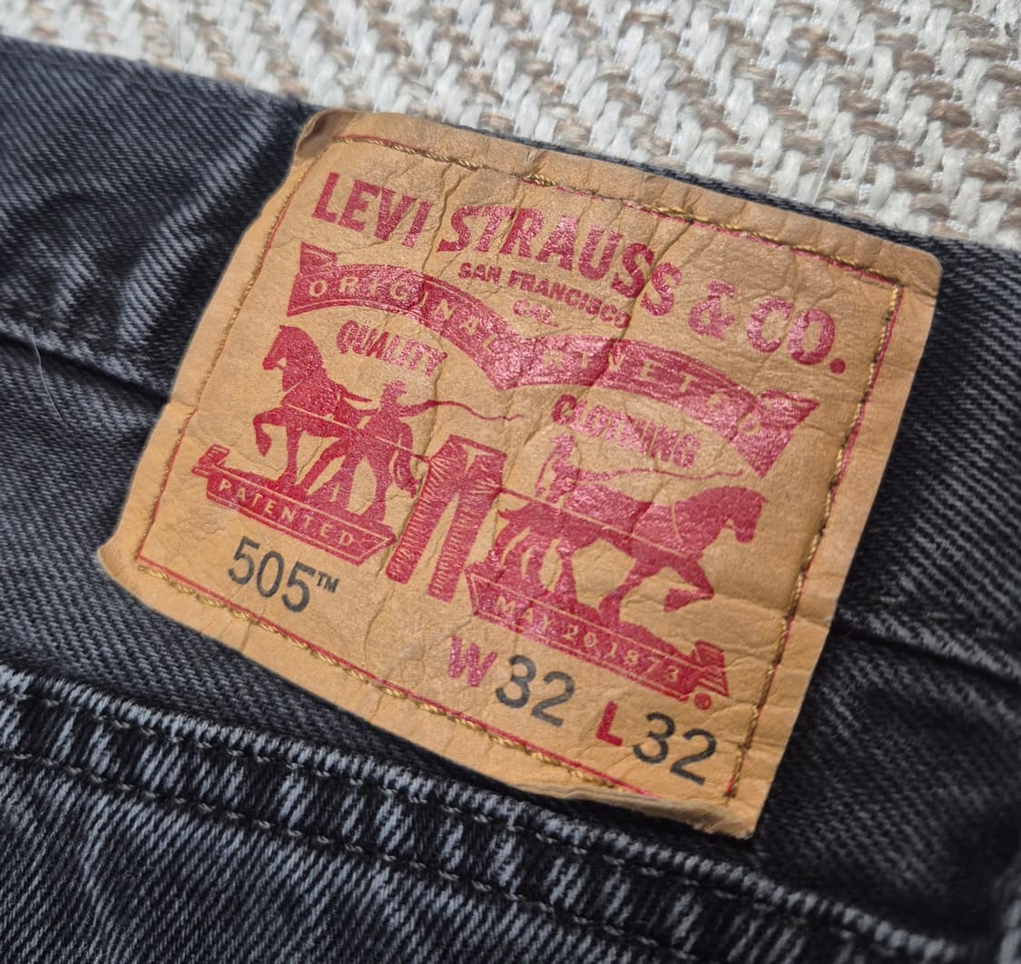 리바이스 505 블랙 w32 (A9) 상품이미지4