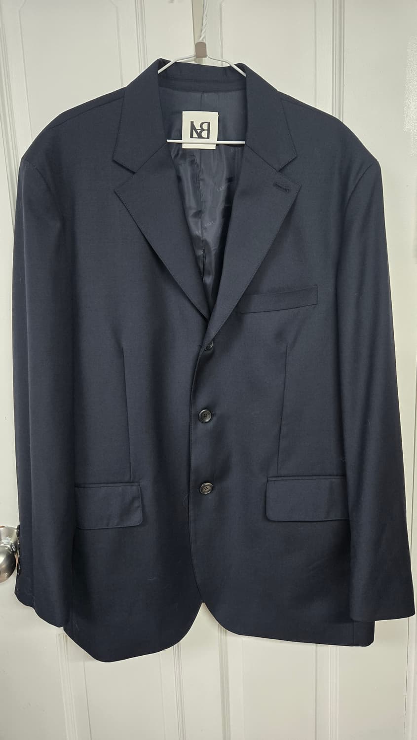 새상품)라벨 아카이브 3버튼 네이비자켓 상품이미지1