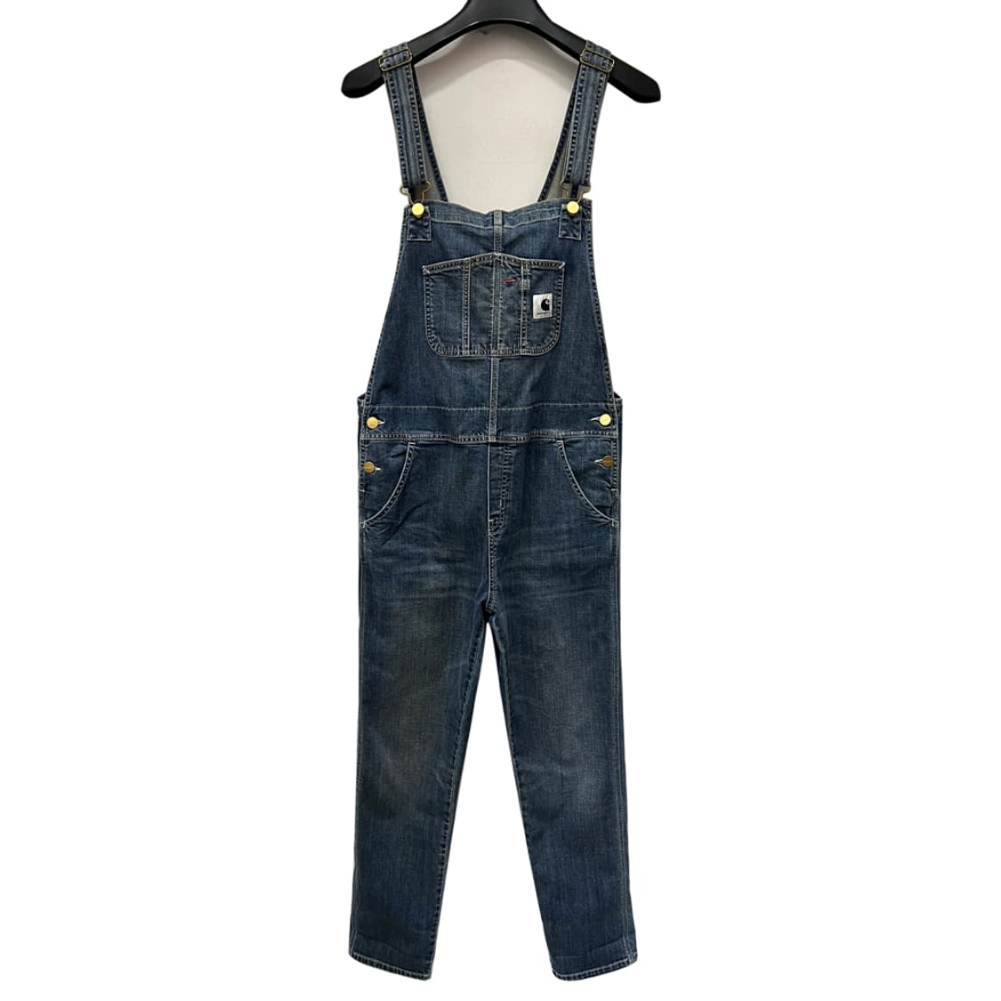 칼하트 WIP 우먼 BIB 데님 오버롤 멜빵 바지 M 상품이미지1