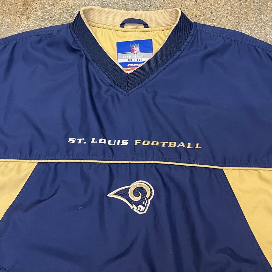 미국 빈티지 NFL 풋볼 풀오버 바람막이 상품이미지5