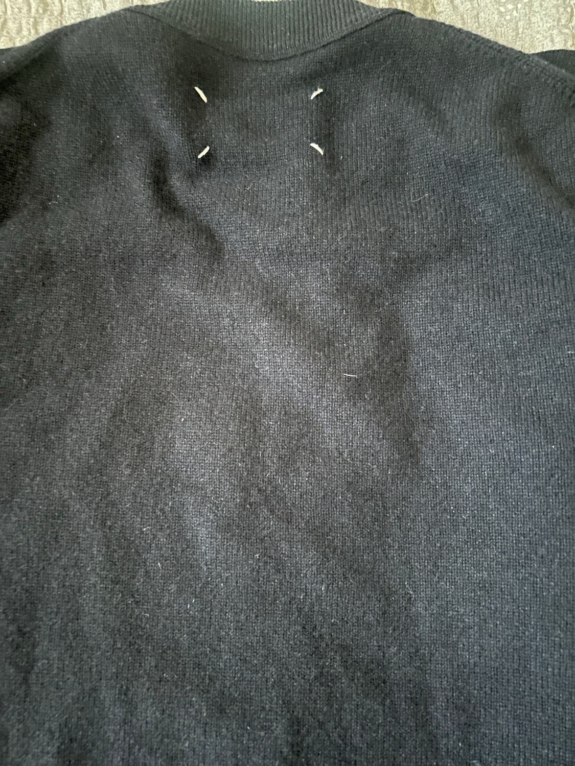 메종 마르지엘라 캐시미어 니트 네이비 상품이미지6