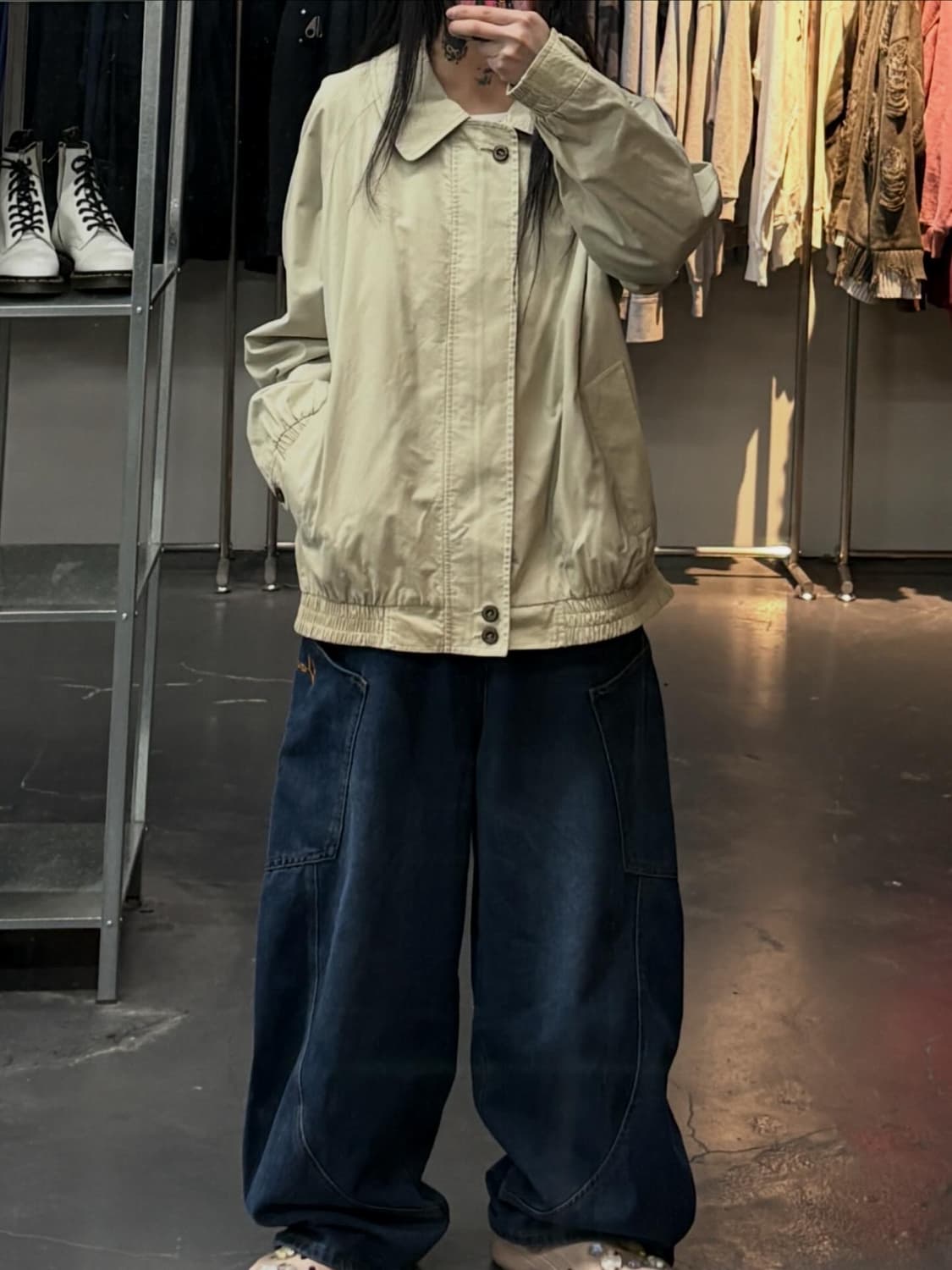 버버리 아카이브 코튼 블루종 자켓 A3652 상품이미지1