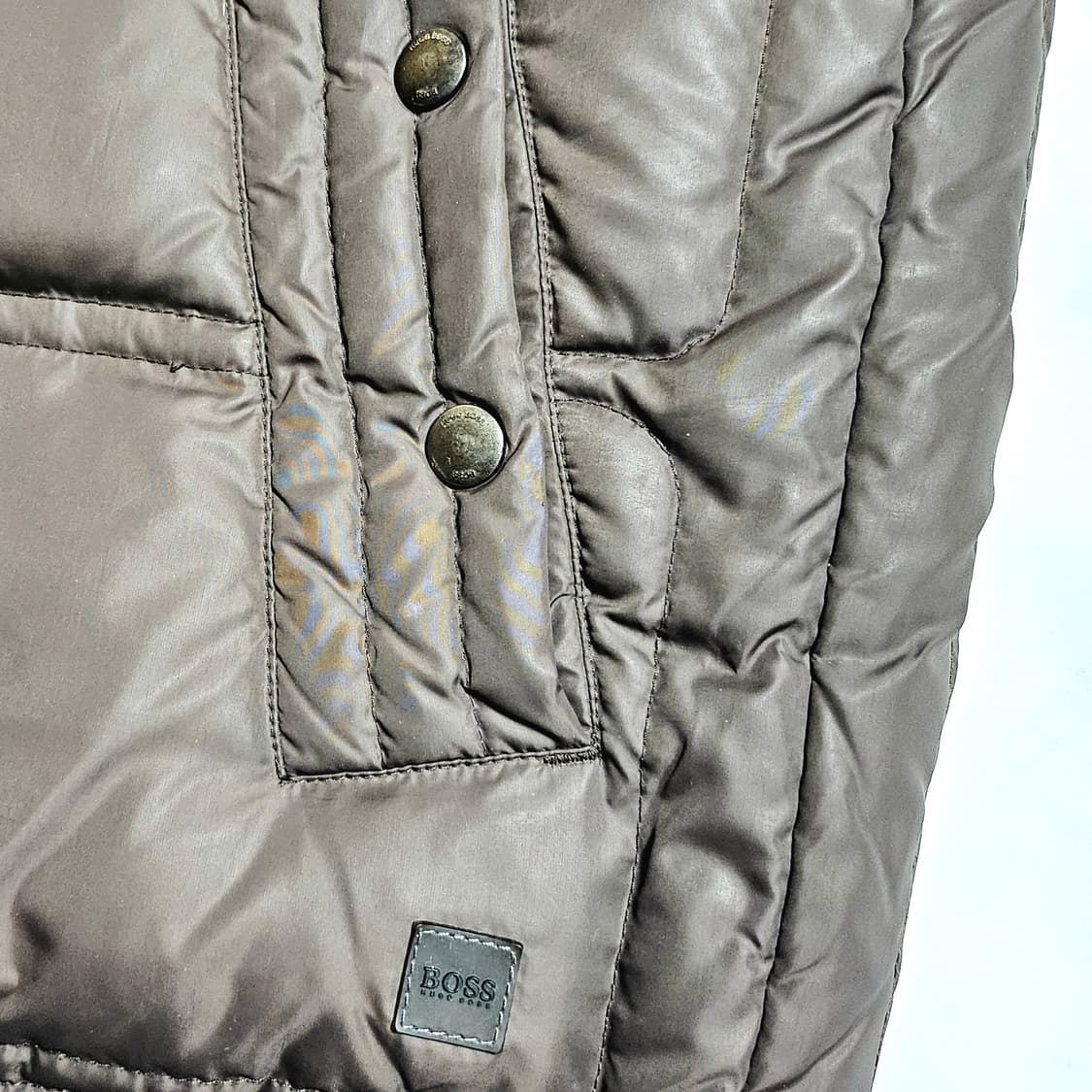 [50(XL)][휴고보스] 올드 리얼다운 COBO-N 숏 푸퍼 다크브라운 상품이미지5